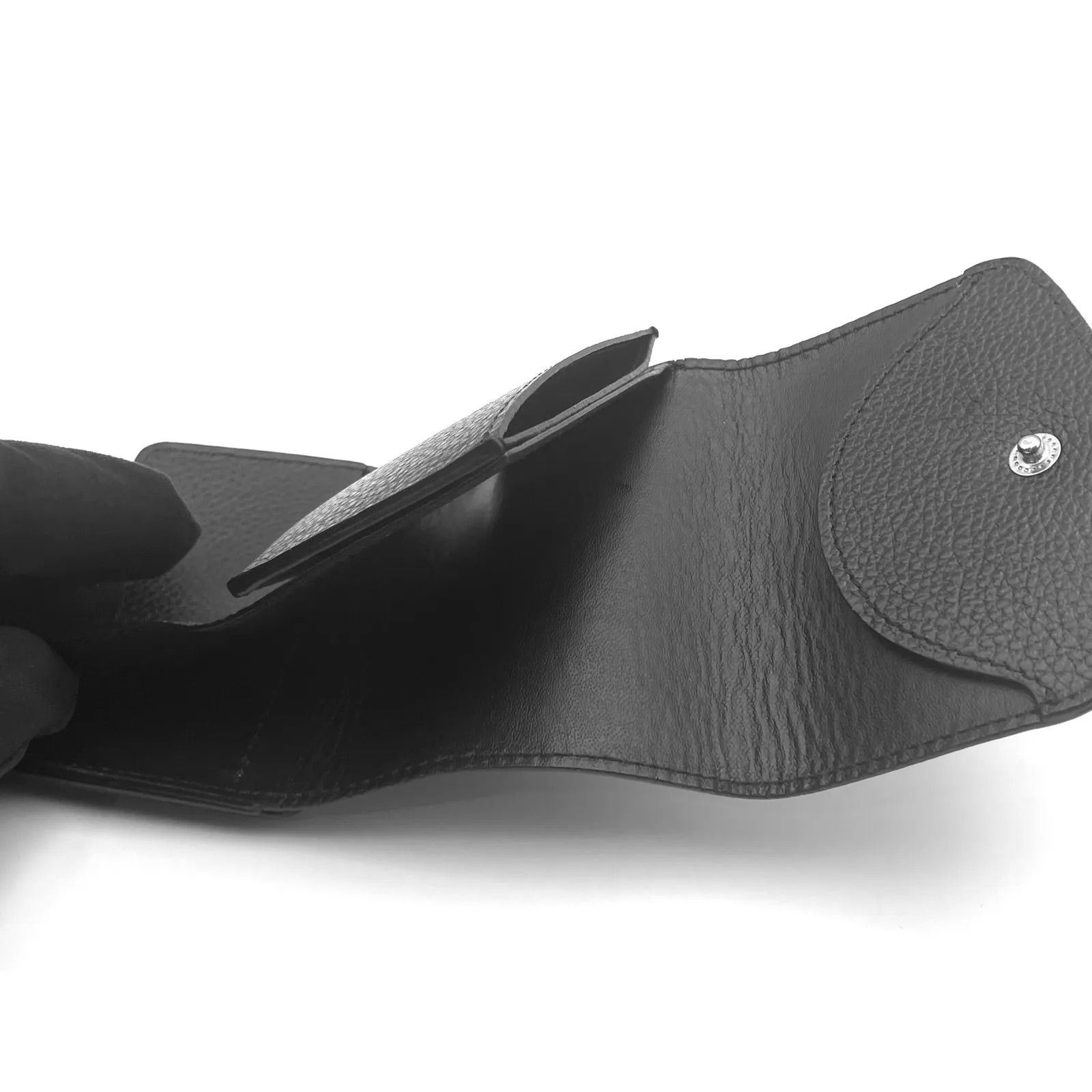 Maison Sbond Amy Black 三つ折り財布 ブラック レザー - メルカリ