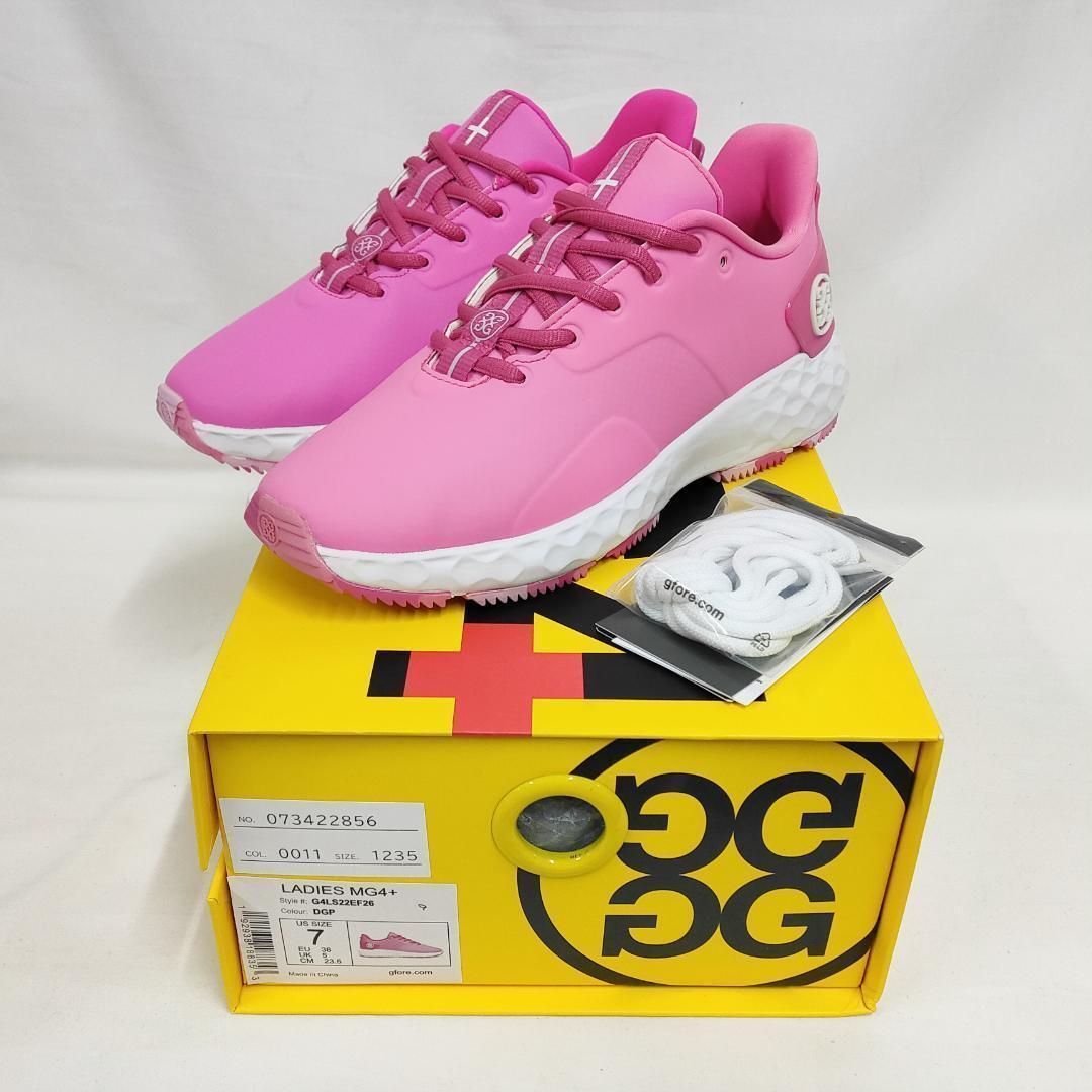 訳有 未使用 G/FORE ウィメンズ MG4+ 定番ゴルフシューズ ピンク 23.5
