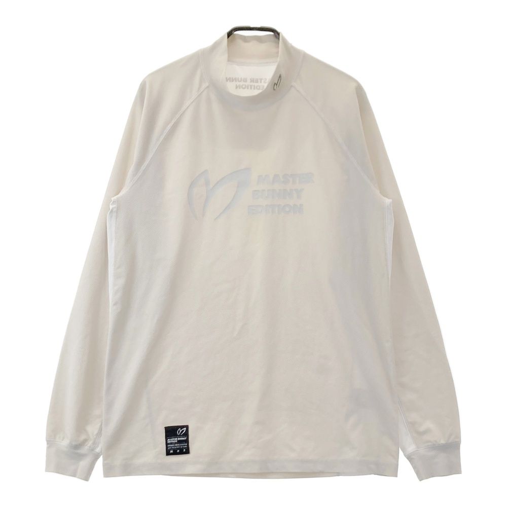 サイズ 5 MASTER BUNNY EDITION マスターバニーエディション ハイネック長袖Tシャツ ベージュ系 240003001876 ゴルフウェア メンズ ストスト