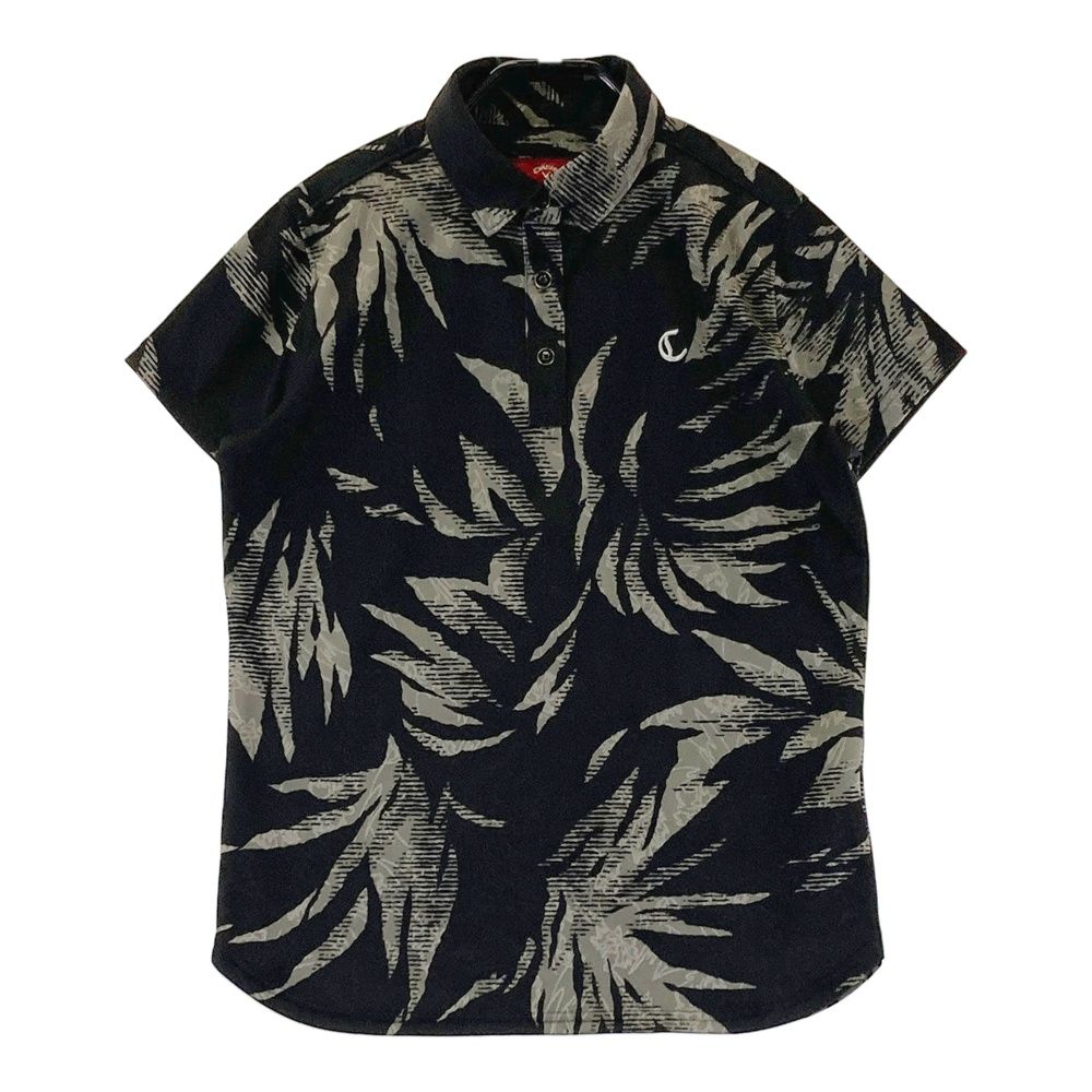 サイズ M CALLAWAY キャロウェイ レッドレーベル モデル 半袖ポロシャツ 総柄 ブラック系 240101553487 ゴルフウェア レディース ストスト