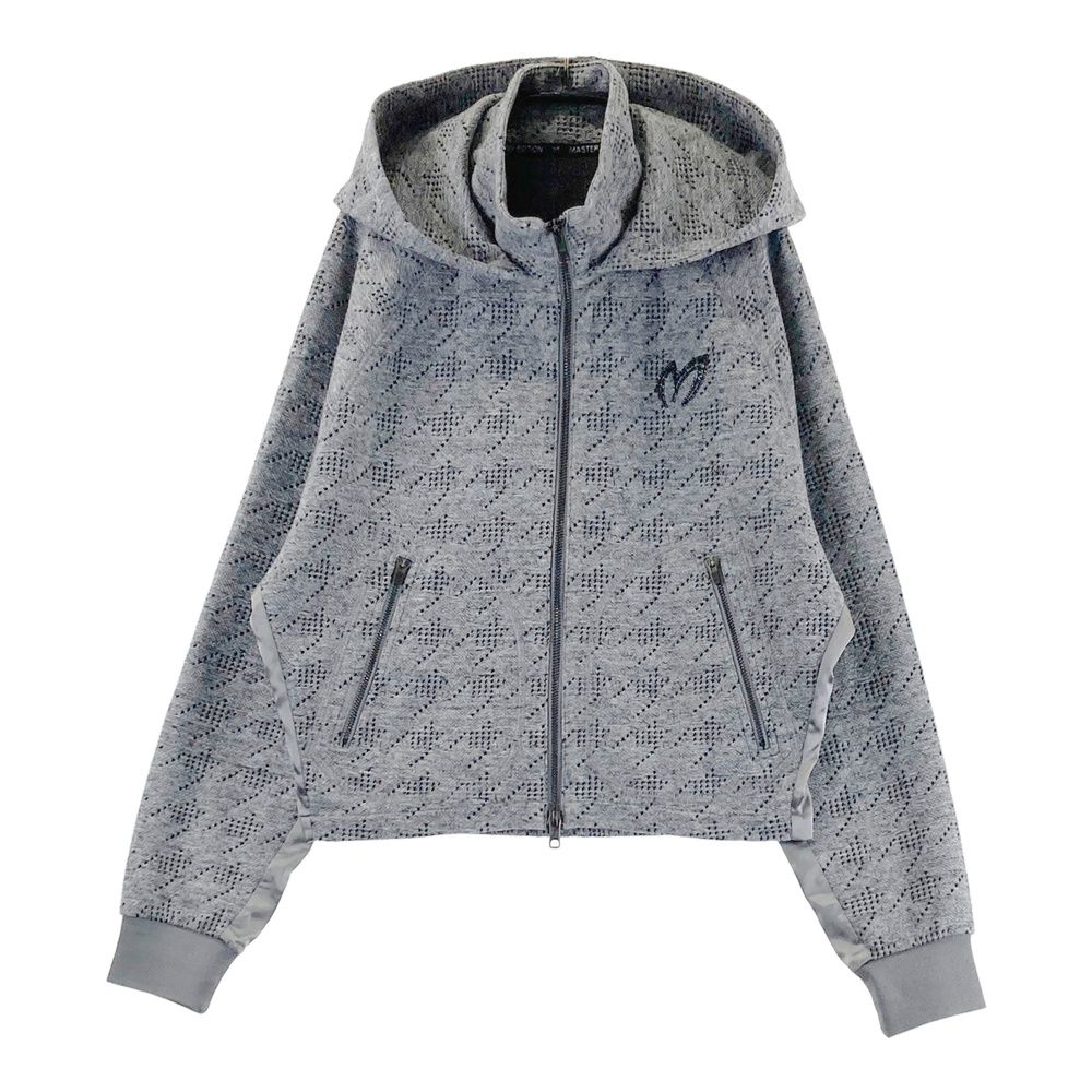 サイズ 1 MASTER BUNNY EDITION マスターバニーエディション モデル ニット切替 フード付き長袖ジャケット グレー系 240101556822 ゴルフウェア レディース ストスト