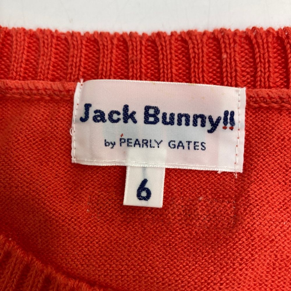 サイズ：6 JACK BUNNY ジャックバニー ニットセーター ワッペン