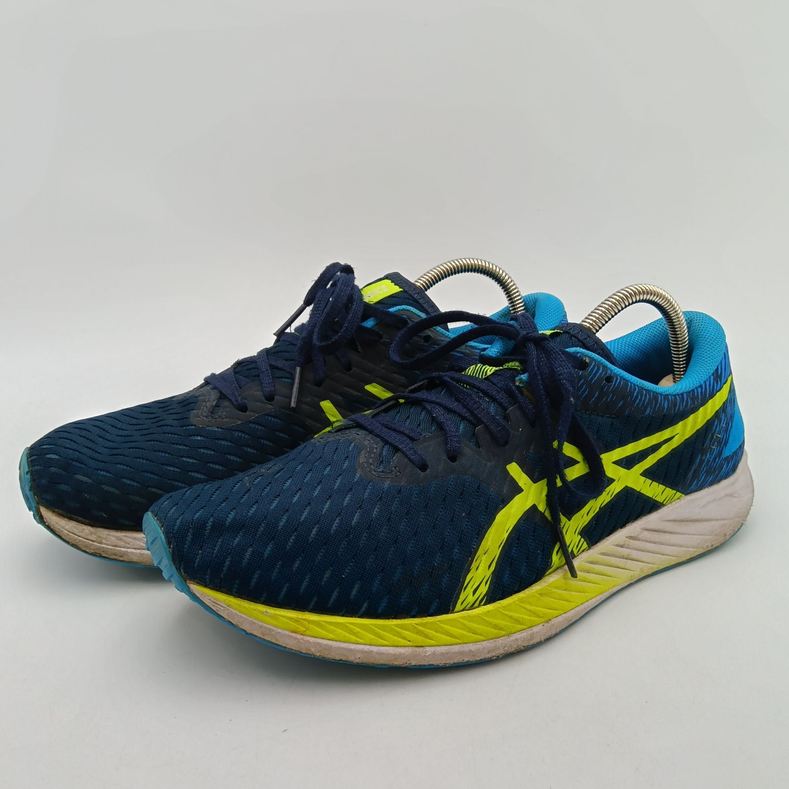 asics アシックス ランニングシューズ HYPER SPEED 1011B025 紺 黄