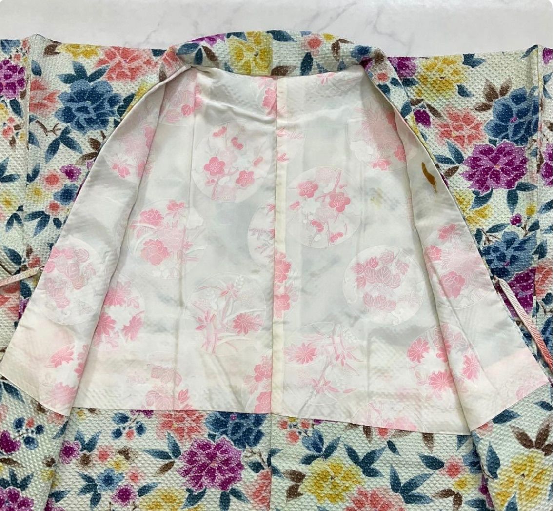  kimono one kimonoarisa 同然 厳選 疋田総手絞り 羽織 正絹 裄67丈80 5 羽織 着物 浴衣