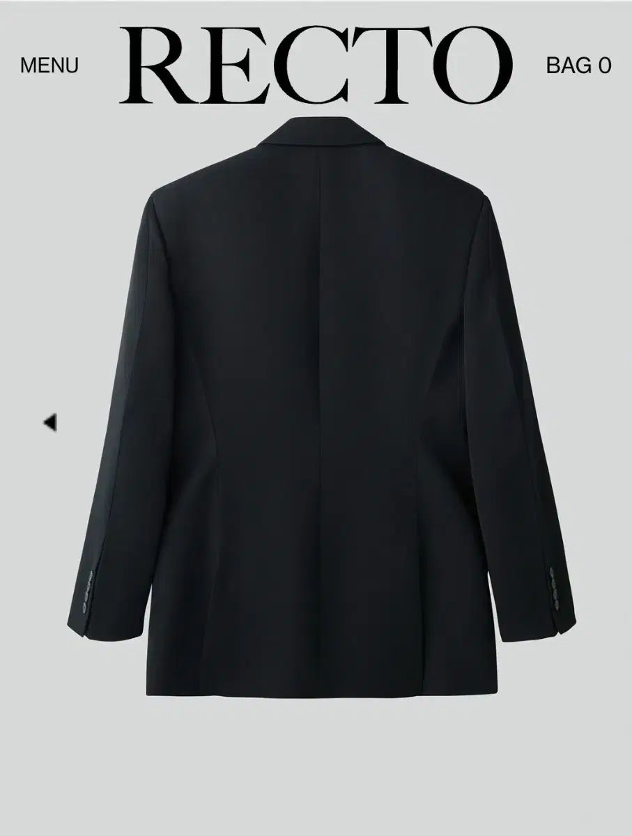 レクト ストラクチャー ウール テーラード ジャケット