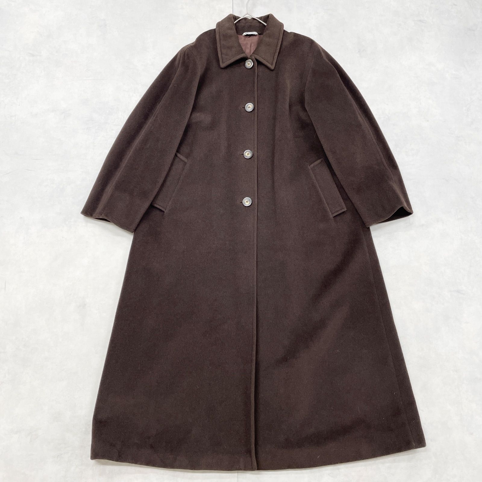 マリナリナルディ 大きいサイズ オーバーコート コットン ベルト