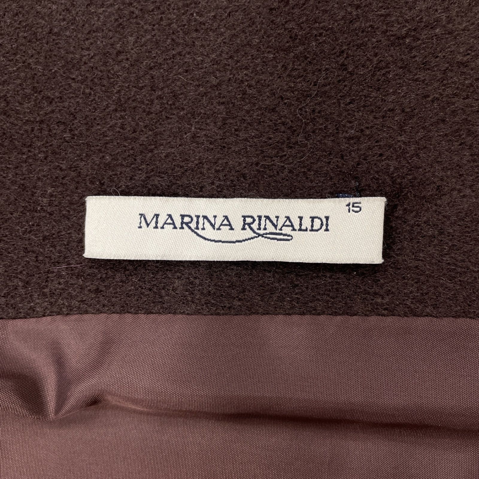 MARINA RINALDI マリナリナルディ ロングコート 大きいサイズ ウール