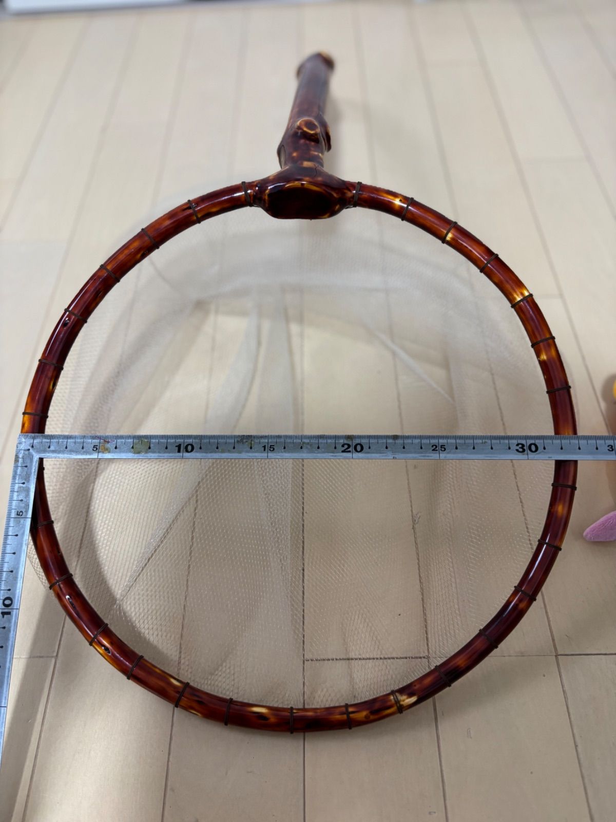  鮎 渓流タモAB級 3 mm目 手すき替網付 径33 C No 83308 AB タモ網 ランディングネット フィッシングツール