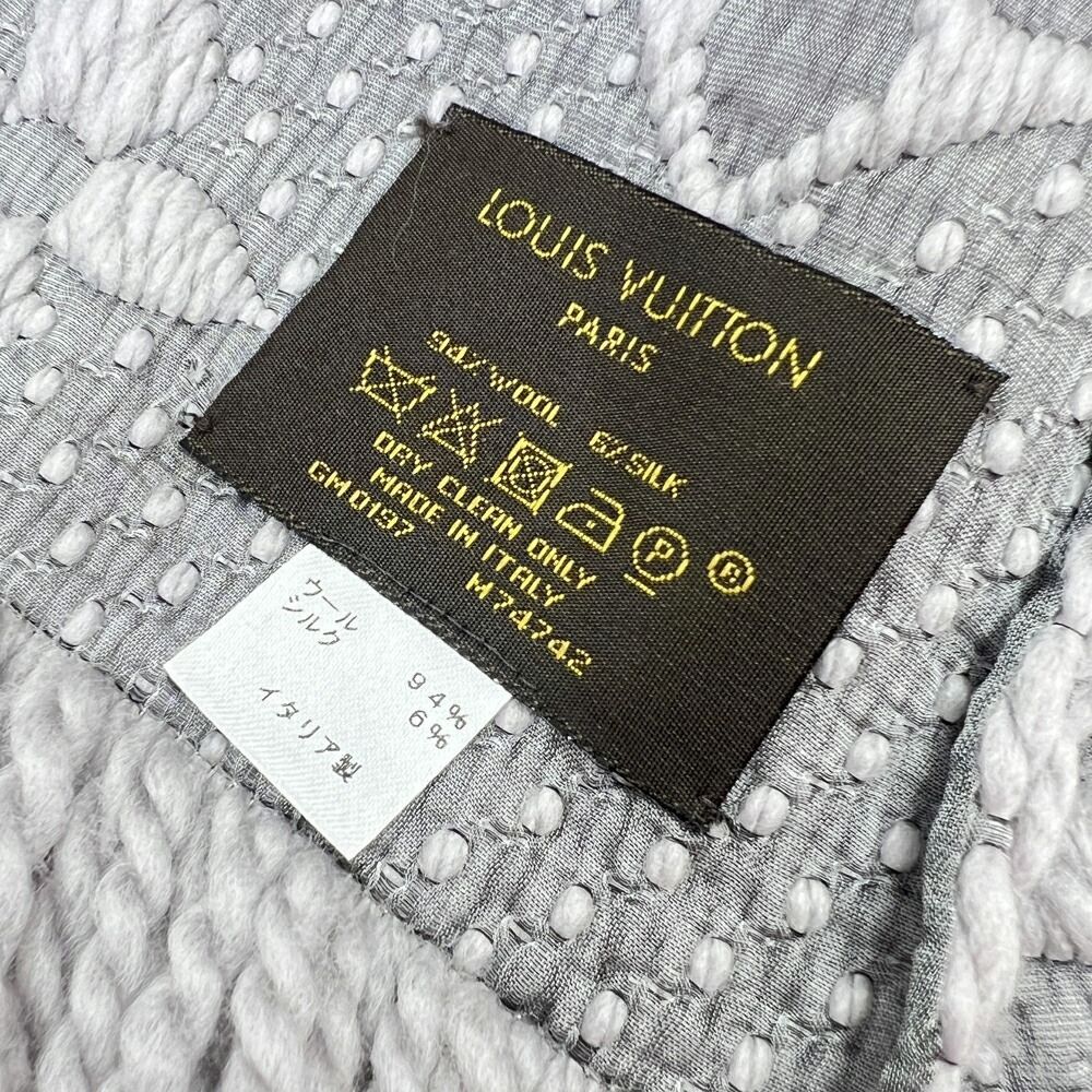 ルイヴィトン LV マフラー ストール ロゴマニア エシャルプ 【公式通販】