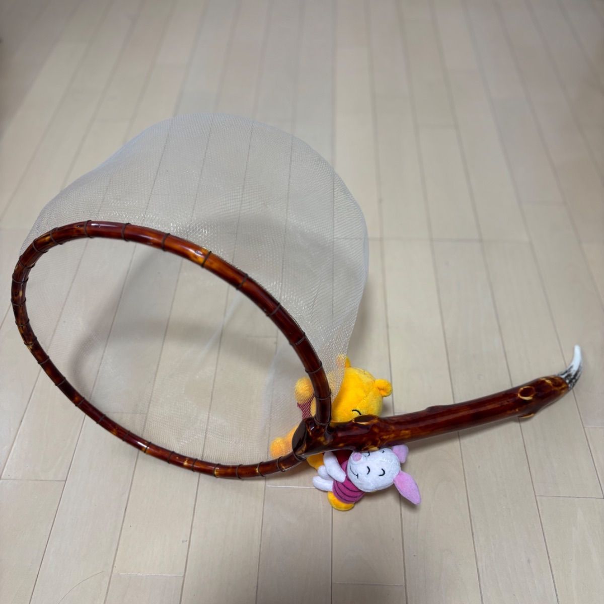 鮎 渓流タモAB級 3mm目 手すき替網付 径33C No.83308AB