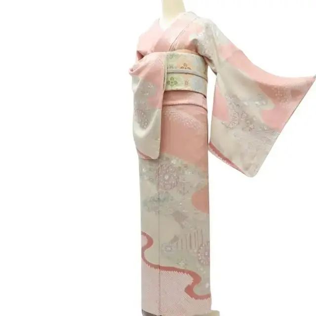 百華❀Y3653◇美品未着用 正絹 蘇州刺繡 絞り 仕付け糸付 手縫い 訪問