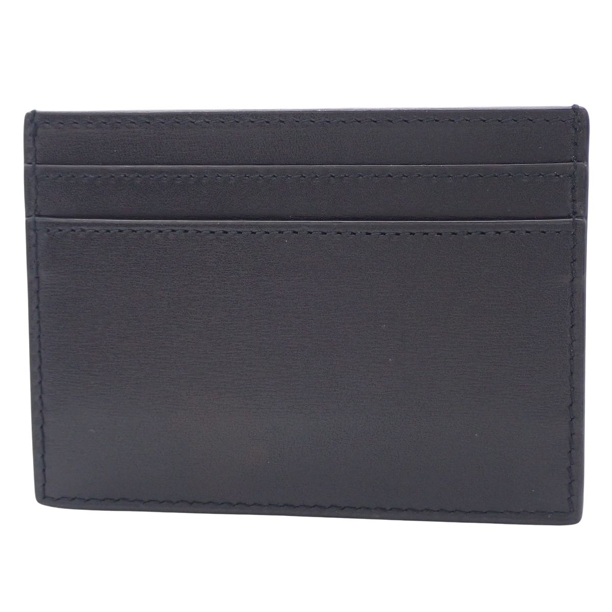 SAINT LAURENT PARIS サンローランパリ カードケース パスケース カードホルダー 定期 名刺入れ 小物 レザー ブラック黒 シルバー金具 485631 ユニセックス アラモード