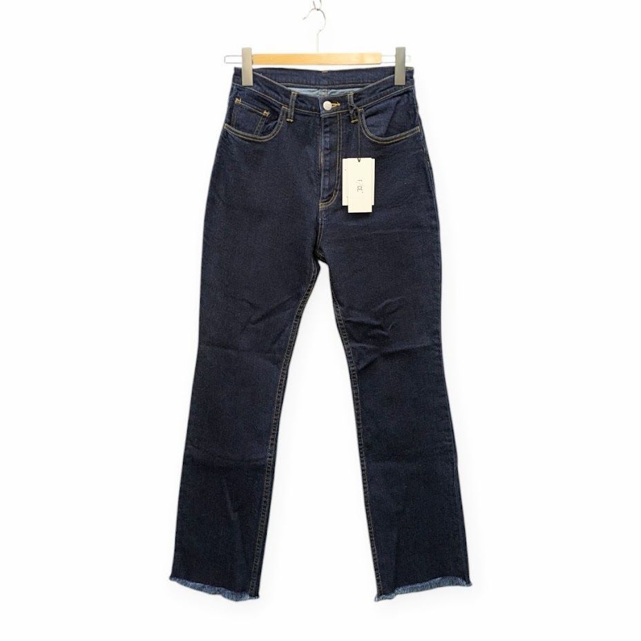 美品 PICCADILLY F/CE DENIM ショップ BOOTCUT エフシーイー × ピカデリーデニム インディゴブルー  FSP03223W0003