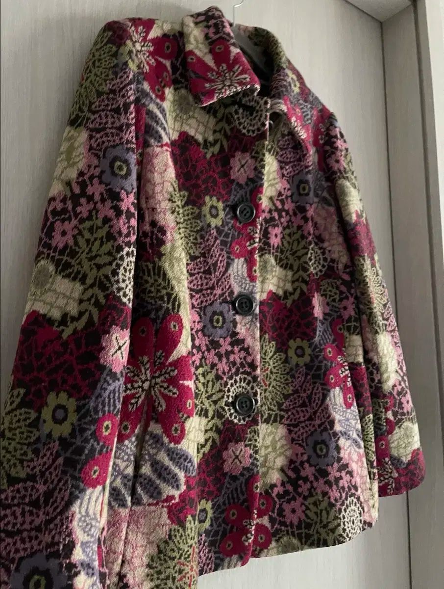 ミッソニ フラワー パータン ウール ジャケット コート