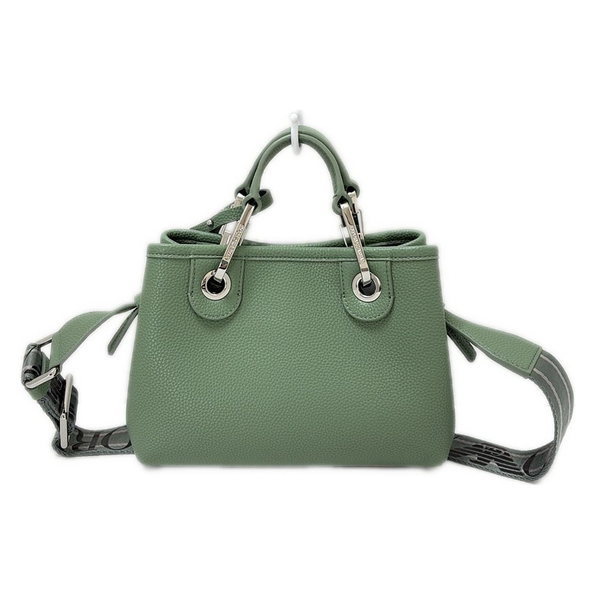  エンポリオアルマーニ ハンドバッグ - カーキ レザー ハンドバッグ バッグ