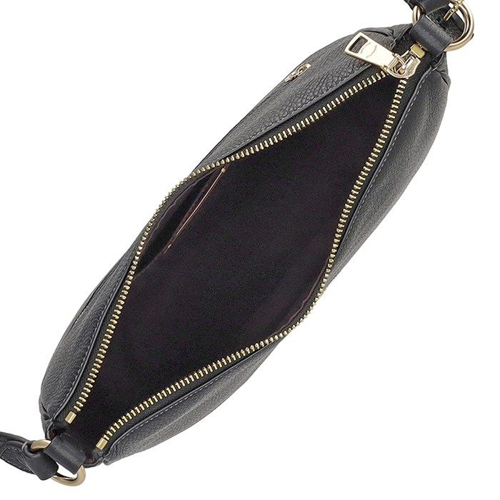  コーチ COACH ショルダーバッグ エリー ファイルバッグ CU 960 IMBLK 2025 AW ブラック ペブルレザー ナッパレザー ゴールド金具 メッセンジャーバッグ ショルダーバッグ