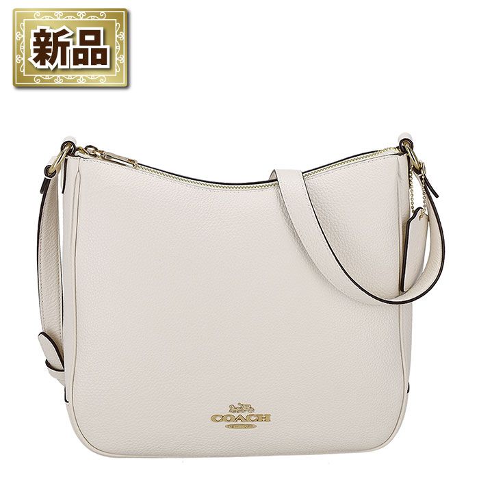 コーチ COACH ショルダーバッグ エリー ファイルバッグ CU960 IMCHK 2025 AW チョーク ペブルレザー ナッパレザー ゴールド金具