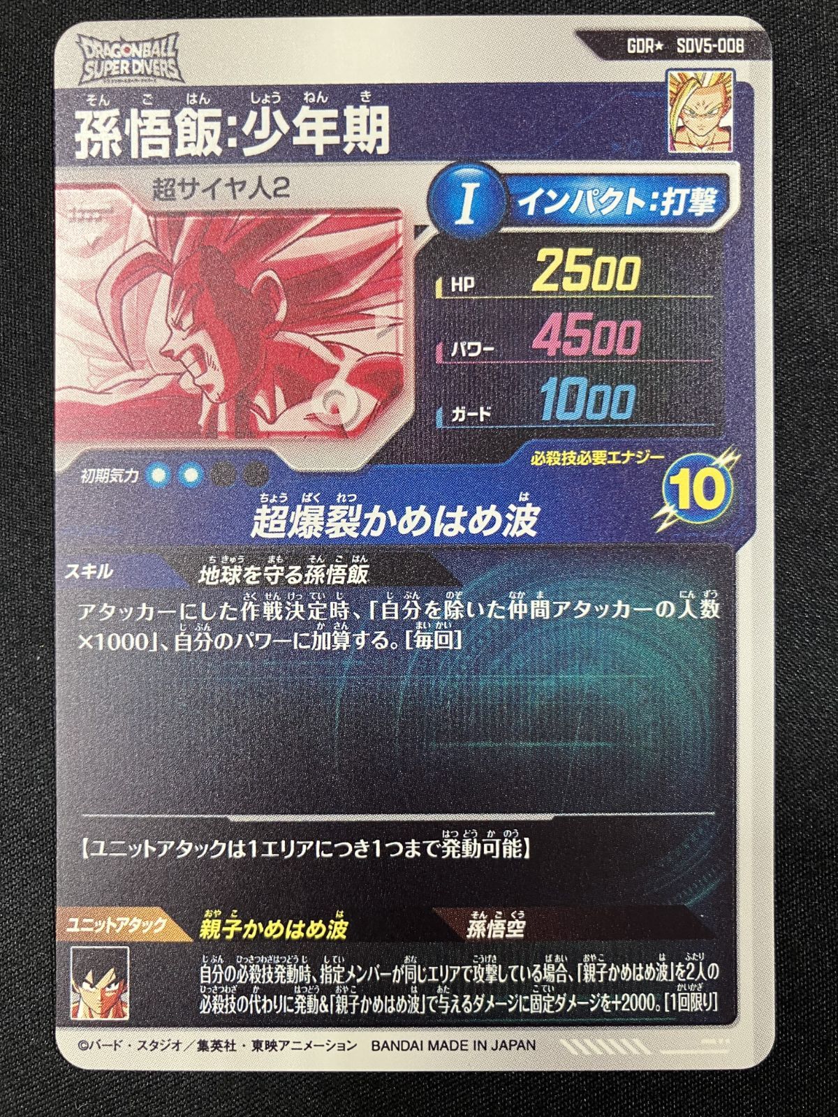 少年期 超爆裂かめはめ波