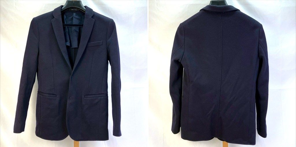 01w-5625 エンポリオ アルマーニ Emporio Armani セットアップ テーラードジャケット V1P670 V1407 ネイビー サイズ44 メンズ カジュアルスーツ 品