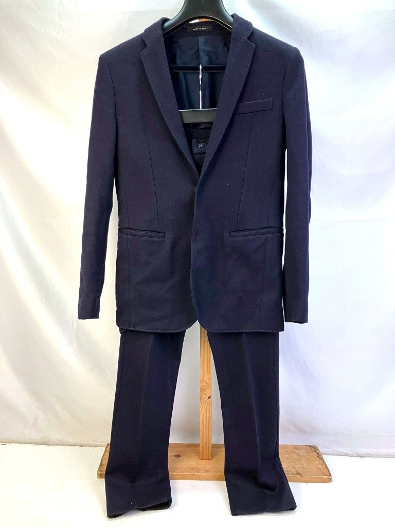 01w-5625 エンポリオ アルマーニ Emporio Armani セットアップ テーラードジャケット V1P670 V1407 ネイビー サイズ44 メンズ カジュアルスーツ 品