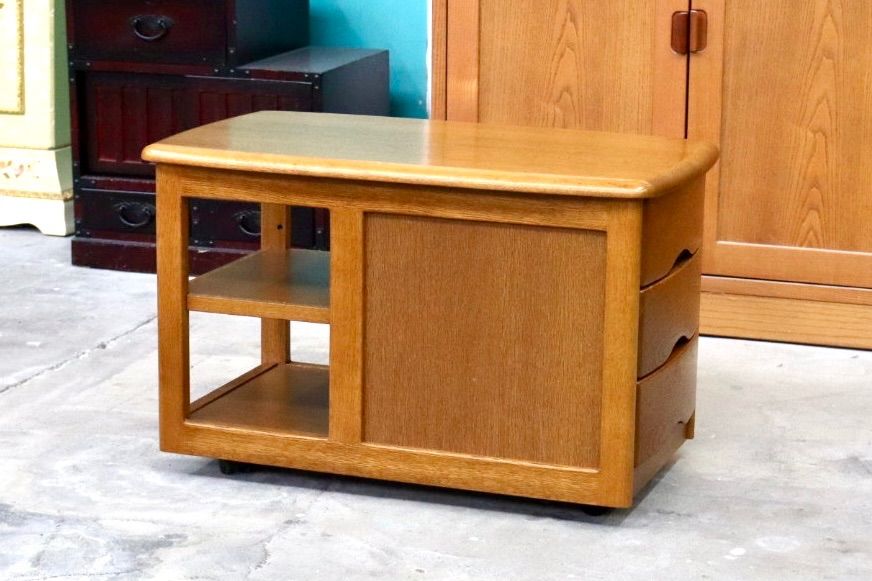 GMIS318○浜本工芸 / HAMAMOTO リビングワゴン サイドテーブル