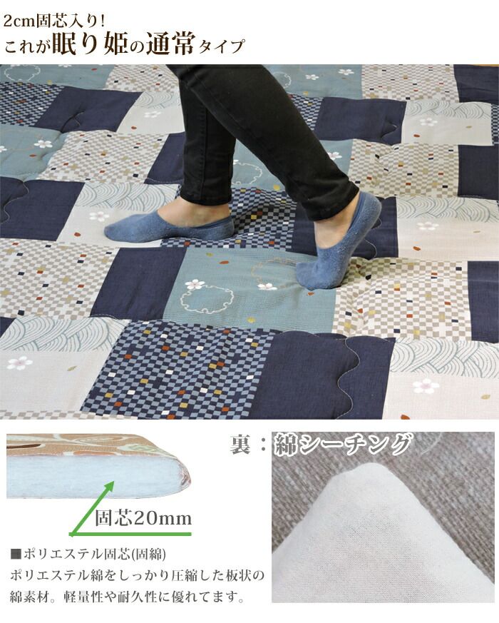 こたつ敷き布団 正方形 アルベロ 195×195cm 固綿芯 ポリエステル 敷き布団 ラグ 綿 リーフ柄 眠り姫 WWW_OPDRERGINERDOGAN_COM