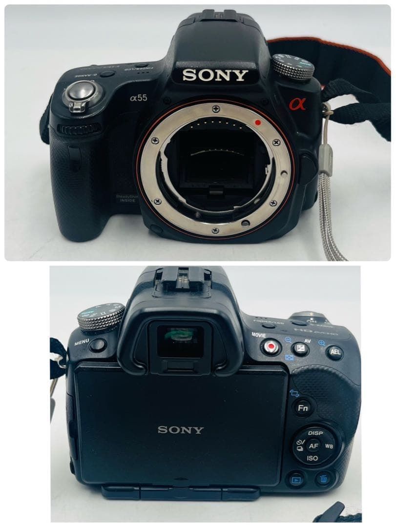 美品】 SONY デジタル一眼レフカメラ α55 ボディブラック - メルカリ