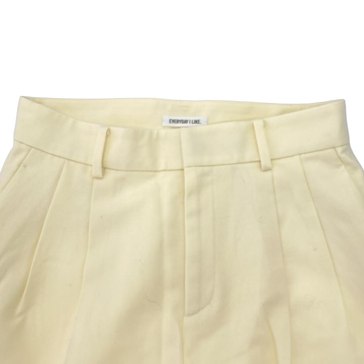  Deuxieme Classe ドゥーズィエムクラス 2タックワイドパンツ レディース ベージュ 38 ワイドパンツ イージーパンツ パンツ