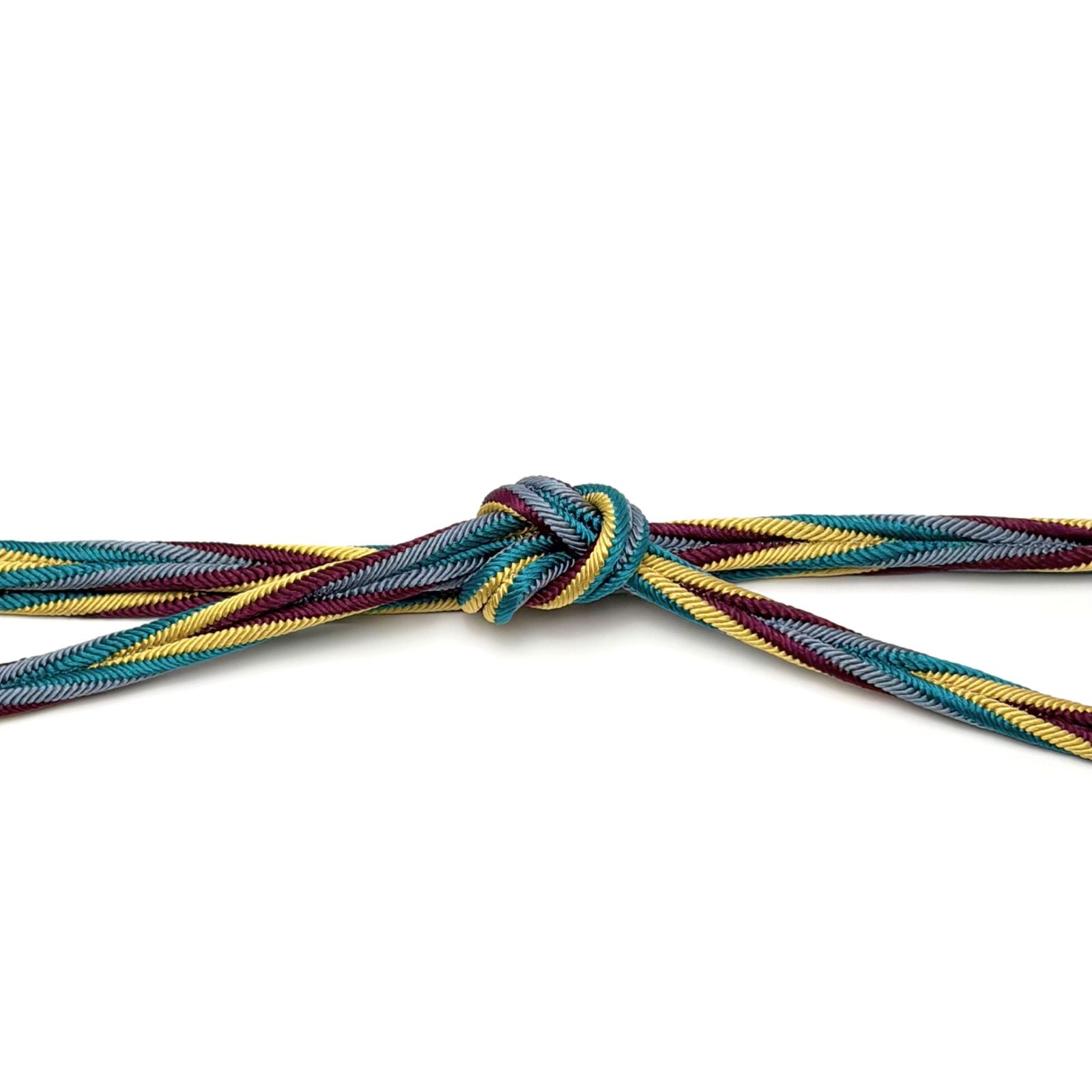 帯締め 衿秀 洋角組 四色ひねり 0046