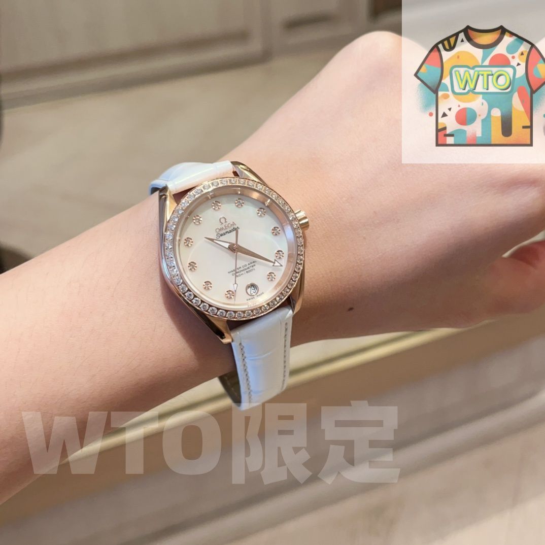  WTO通販 Omega オメガ アクアテラ150ジェネシス天文台 輝かしいダイヤモンドを周囲に飾る-WTO輸入-RXH 02 腕時計(デジタル) 時計