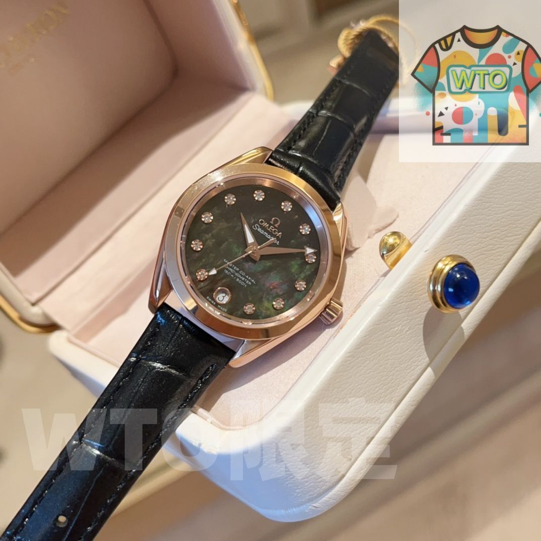  WTO通販 Omega オメガ アクアテラ150ジェネシス天文台 輝かしいダイヤモンドを周囲に飾る-WTO輸入-ETZ 17 腕時計(デジタル) 時計