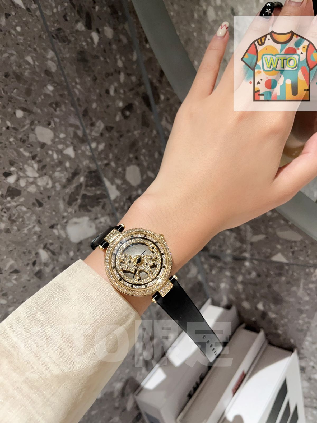 WTO通販 Cartier カルティエ 歩く豹シリーズ 充満したデザイン感 WTO輸入 YUH 27