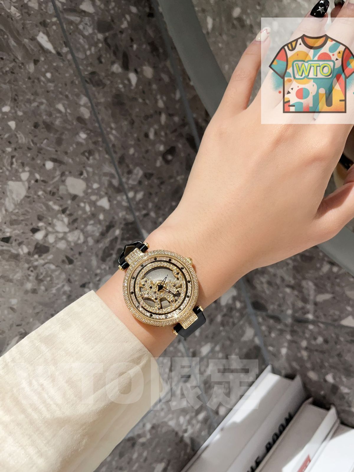  WTO通販 Cartier カルティエ 歩く豹シリーズ 充満したデザイン感 WTO輸入 YUH 27 腕時計(デジタル) 時計