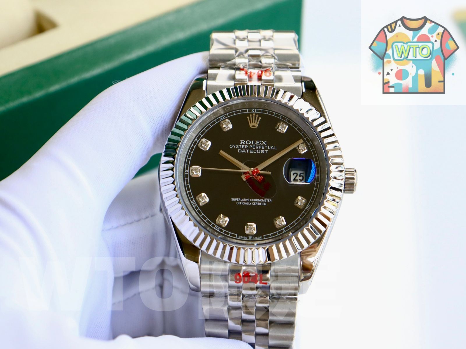 WTO通販 Rolex ロレックス ログ型 時計の走時が正確-WTO輸入-ABM36