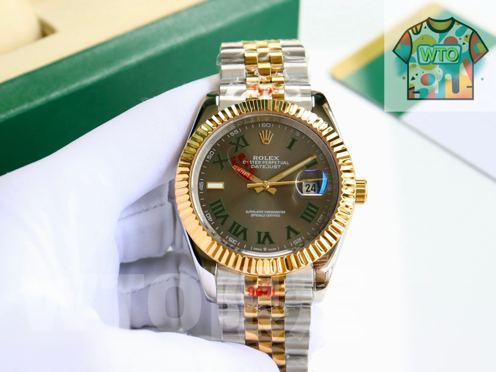 WTO通販 Rolex ロレックス ログ型 時計の走時が正確-WTO輸入-JZM03