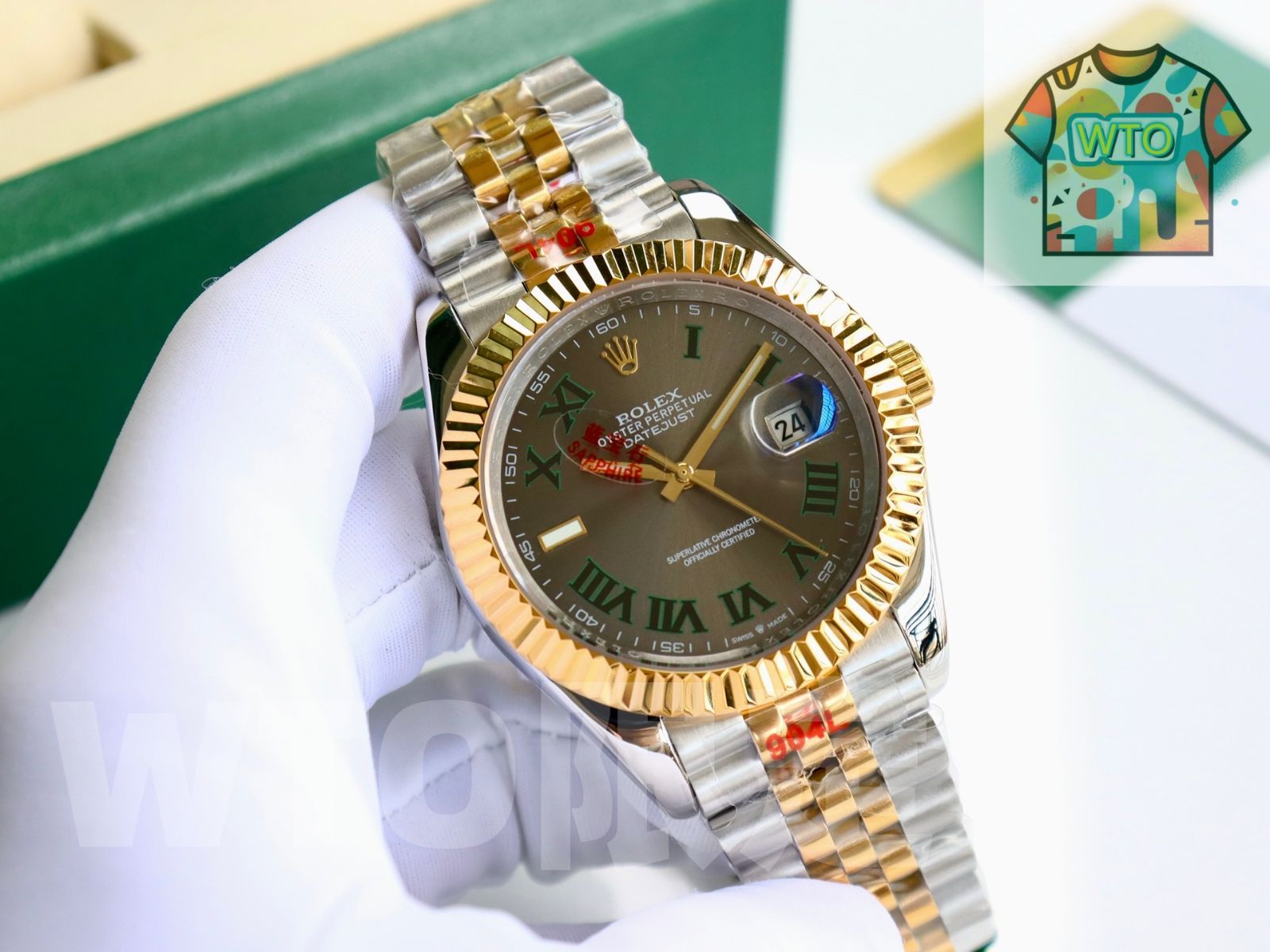 WTO通販 Rolex ロレックス ログ型 時計の走時が正確-WTO輸入-JZM03