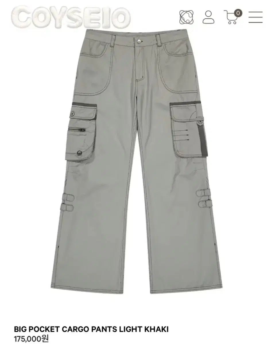 ISSEY MIYAKE イッセイミヤケ BIG カーゴ パンツ ズボン WHO ジップアップ