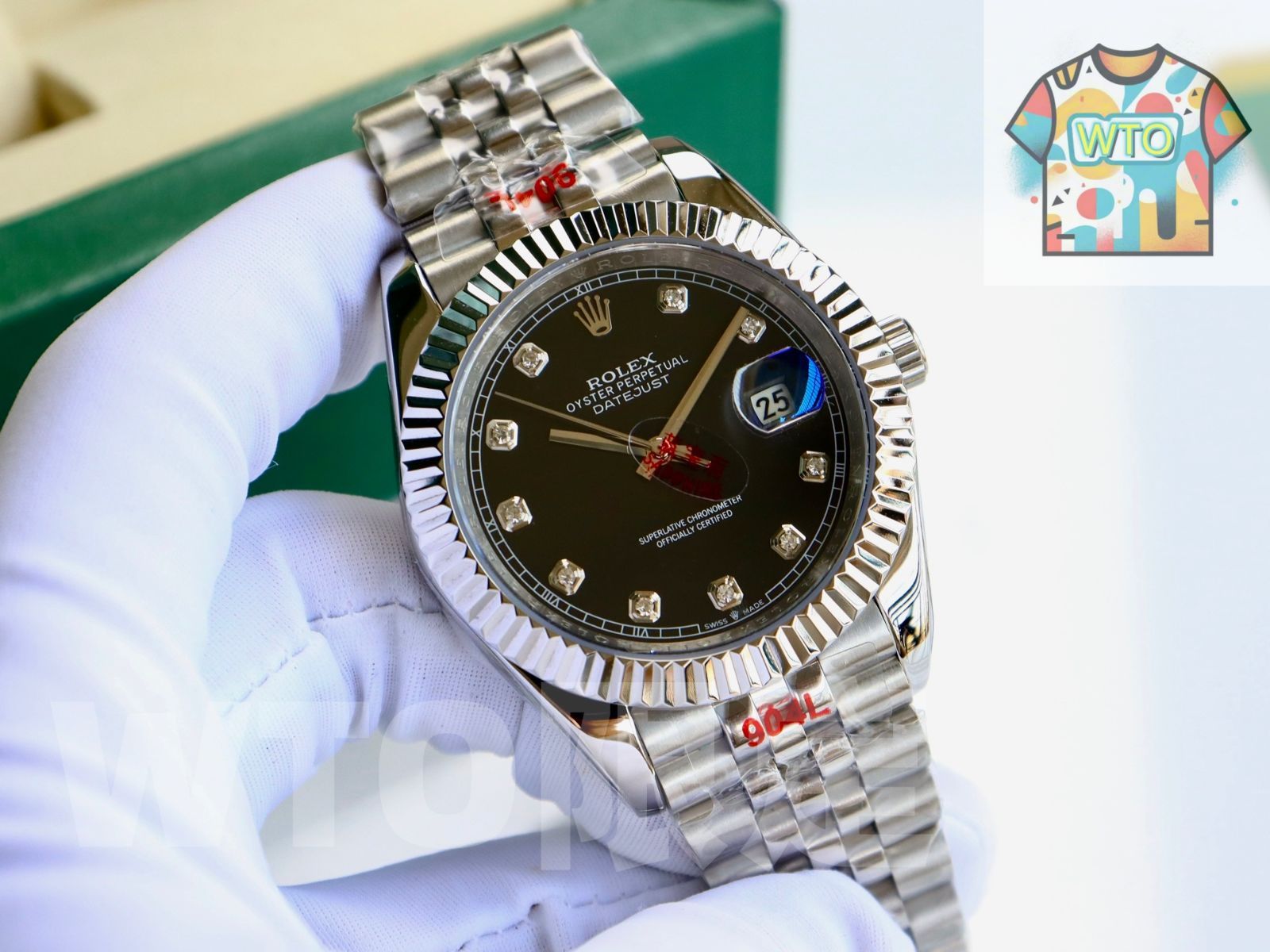 WTO通販 Rolex ロレックス ログ型 時計の走時が正確-WTO輸入-ABM36