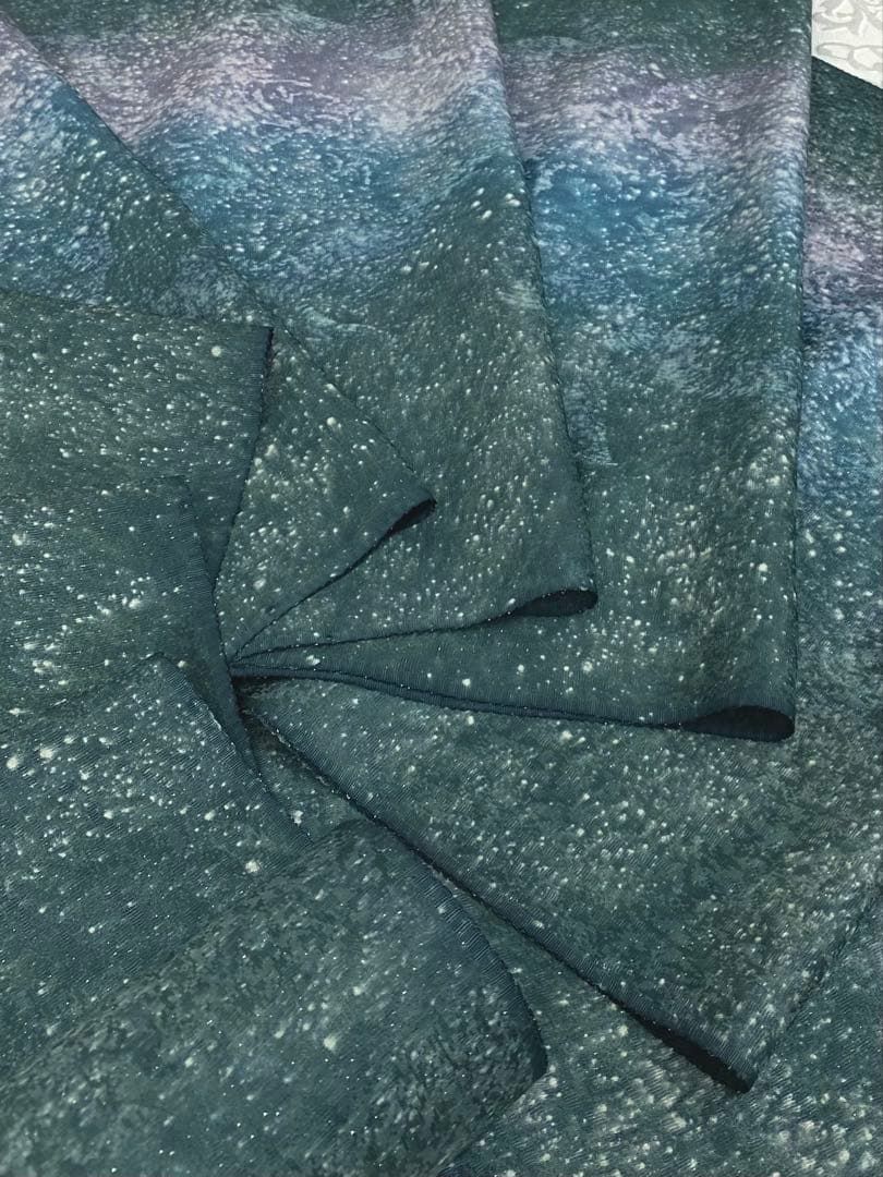 吉野一廉 銀通し 小紋 反物 正絹 着尺 落款入 作家物 No.20 - メルカリ