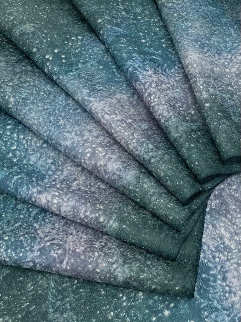 吉野一廉 銀通し 小紋 反物 正絹 着尺 落款入 作家物 No.20 - メルカリ