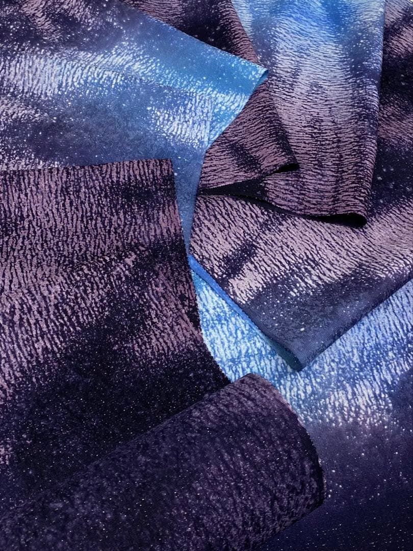 吉野一廉 銀通し 小紋 反物 正絹 着尺 落款入 作家物 No.② - メルカリ