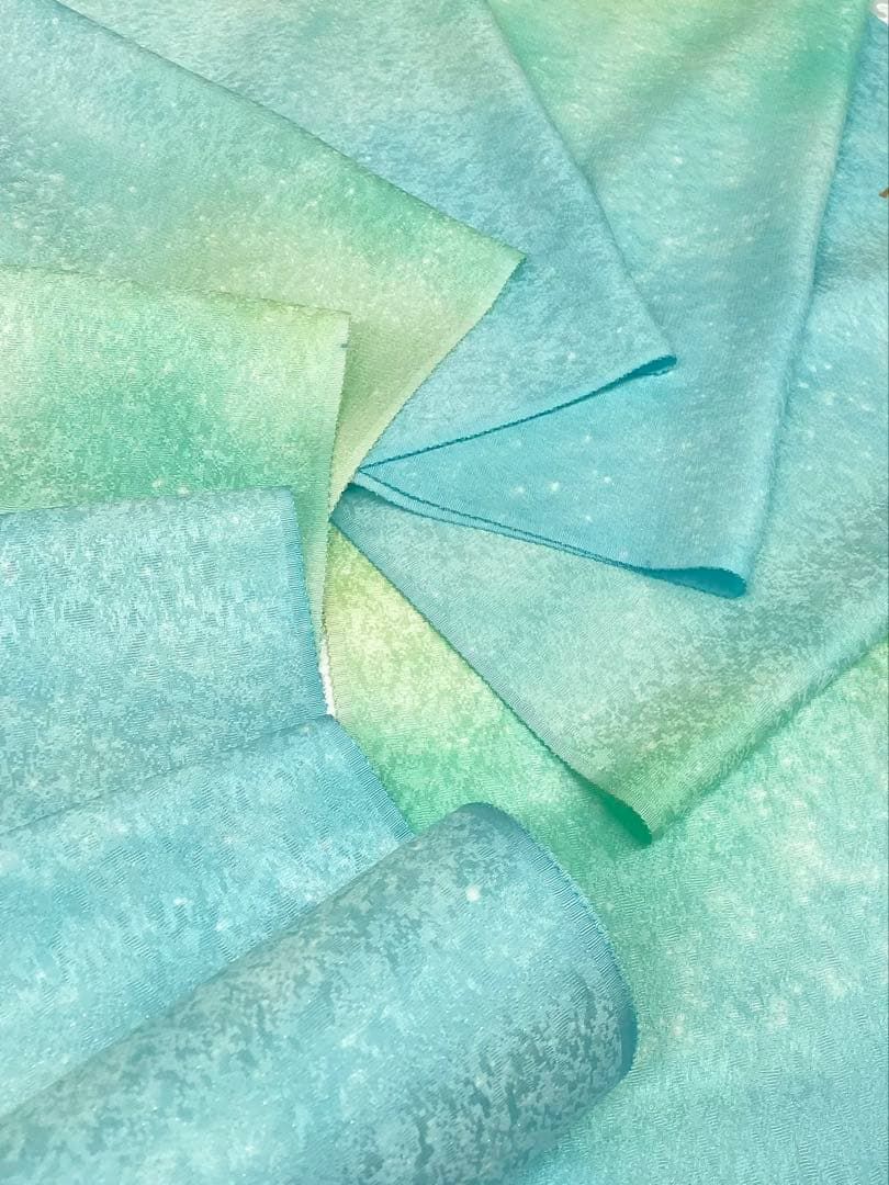 吉野一廉 銀通し 小紋 反物 正絹 着尺 落款入 作家物 No.64 - メルカリ