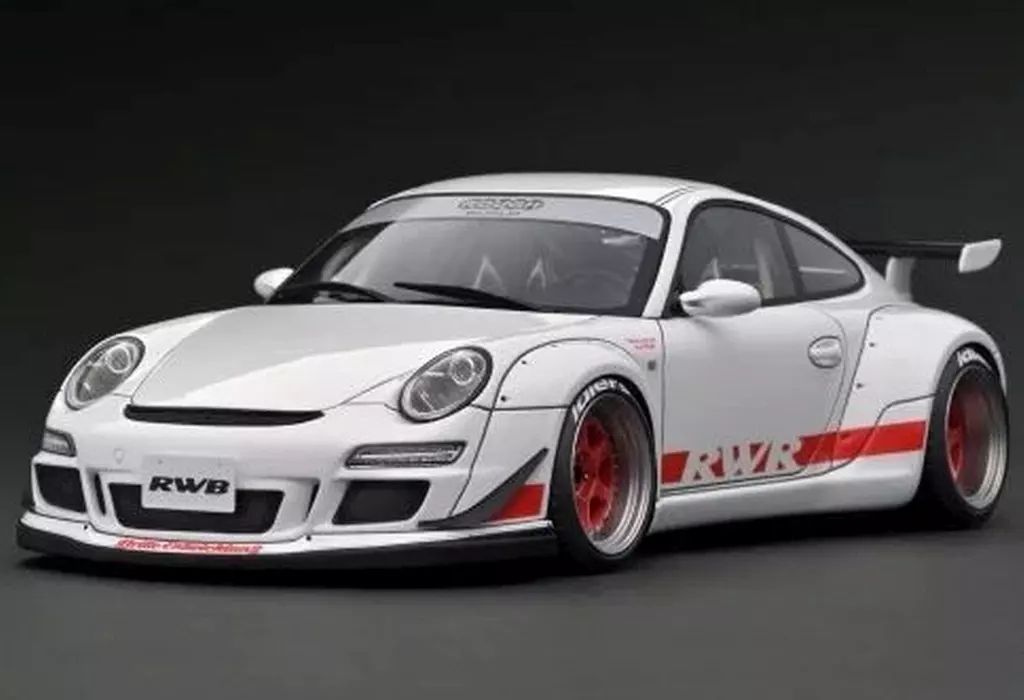 ミニカー 1 18 RWB 997 GT3 ホワイト IG3254