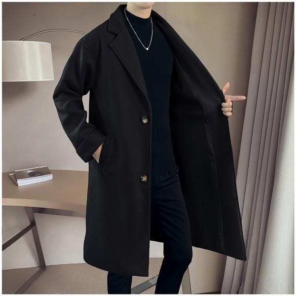 メンズ チェスターコート