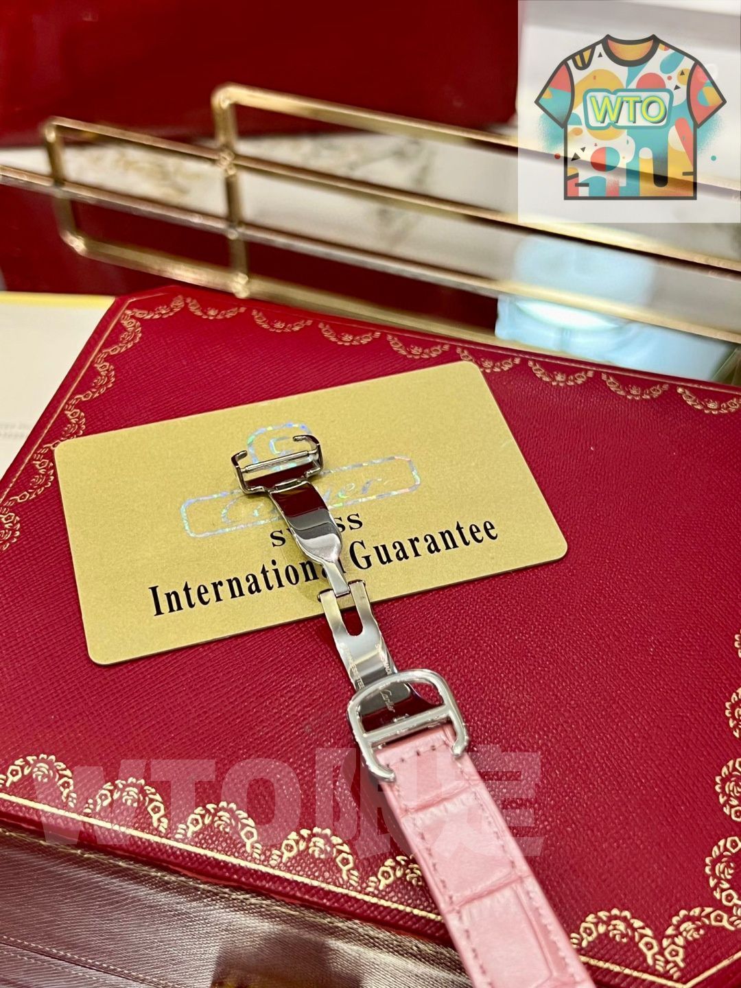  今日 Cartier カルティエ ピンクバルーン バッグルベルト款 高品質ヴァージョンを備える 腕時計(デジタル) 時計