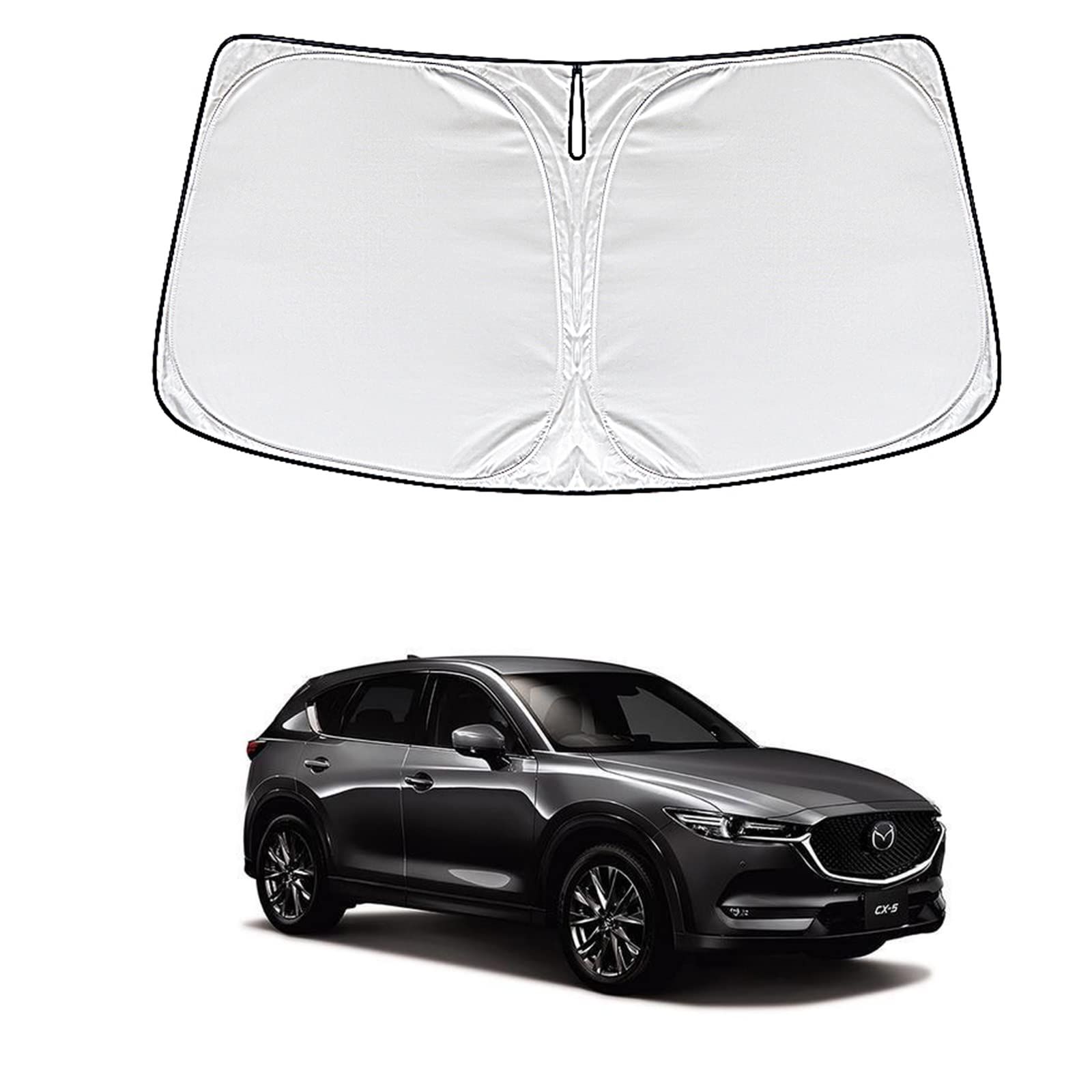 マツダ CX-5 フロントサンシェード KF系 車用サンシェード 遮光