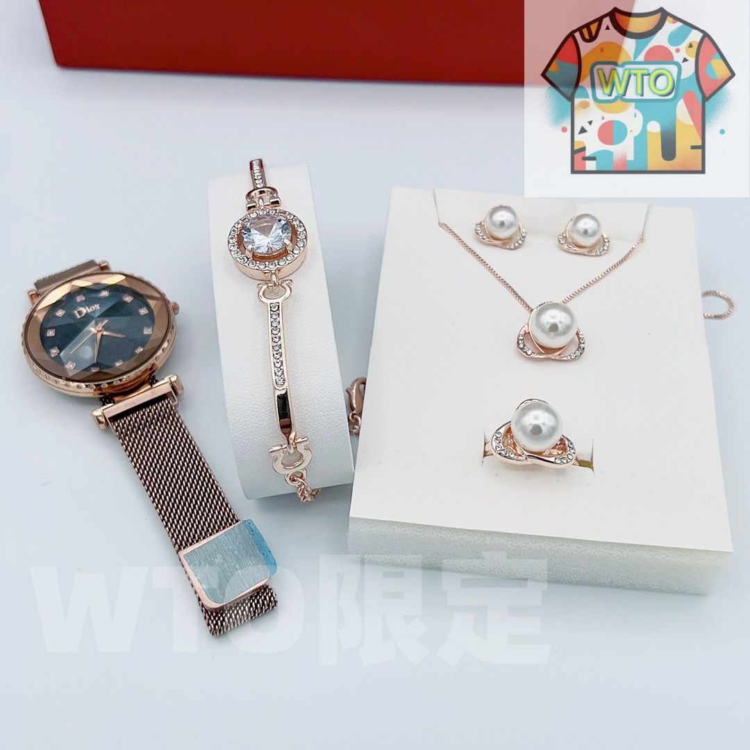 ダイヤモンドリングと星空マザーオパールの