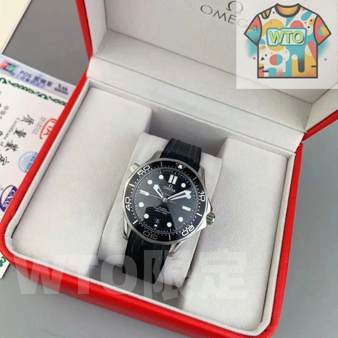 WTO通販 OMEGA オメガ シーマスターシリーズ 360度回転 なセラミックベゼルを特徴とする-WTO輸入-OHF33