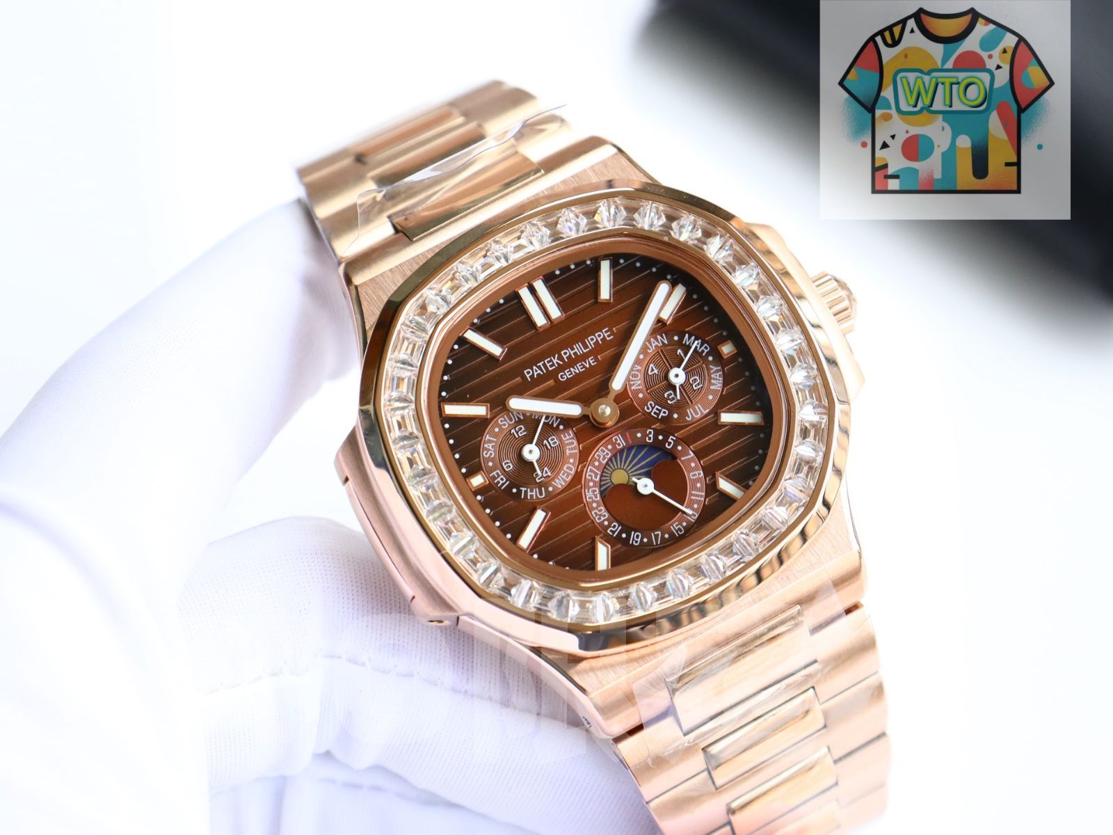 WTO通販 Patek Philippe パテックフィリップ ネロイディア 八角形ベゼルを特徴とする-WTO輸入-ROX46