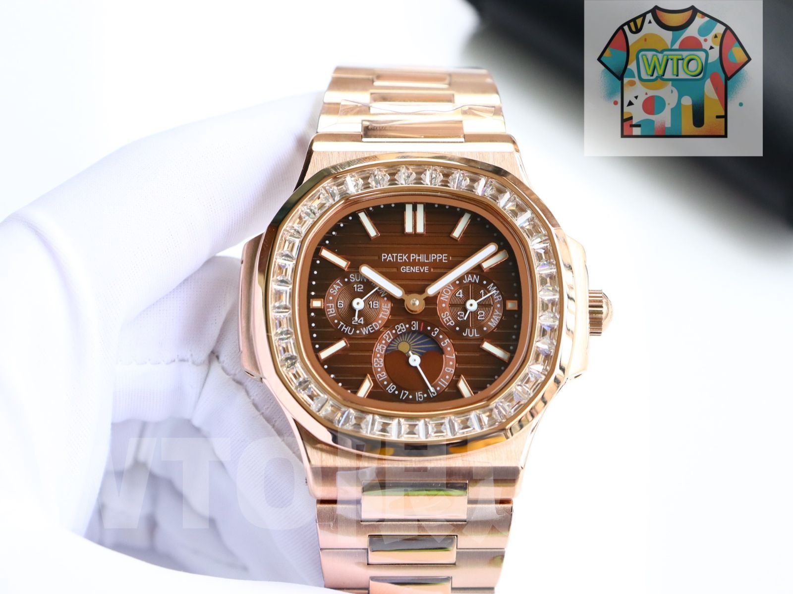 WTO通販 Patek Philippe パテックフィリップ ネロイディア 八角形ベゼルを特徴とする-WTO輸入-ROX46